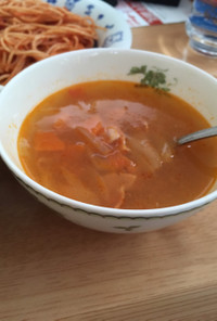 トマト&ベーコンのスープ