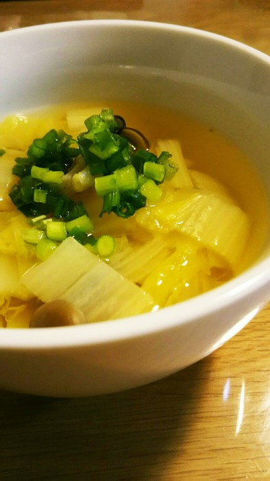 あっさり☆白菜の和風しょうがスープ☆の写真