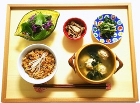 低糖質レシピ☆糖質0麺で炊き込みご飯