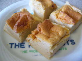 ヘルシー♪しっとりスフレチーズケーキ♪