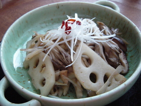 秋の旬野菜の定番な金平