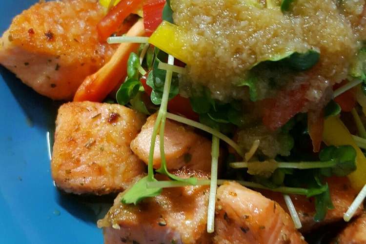 サーモンのさっぱりおろしポン酢 レシピ 作り方 By いちゅどん クックパッド 簡単おいしいみんなのレシピが354万品