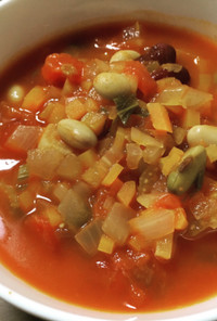 ♡減塩 お豆と野菜のトマトスープ♡