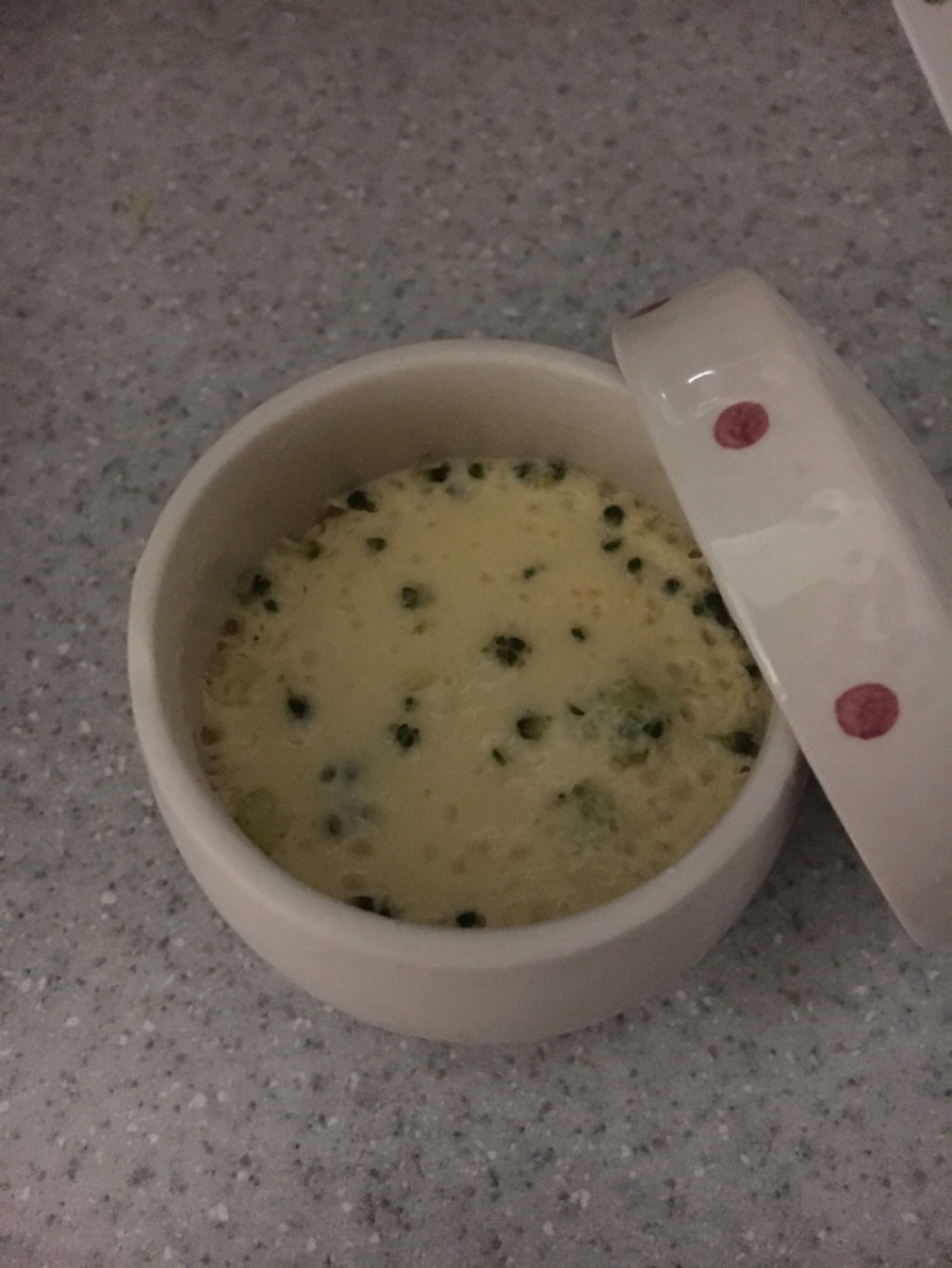 ブロッコリーとシーチキンの簡単茶碗蒸しの画像