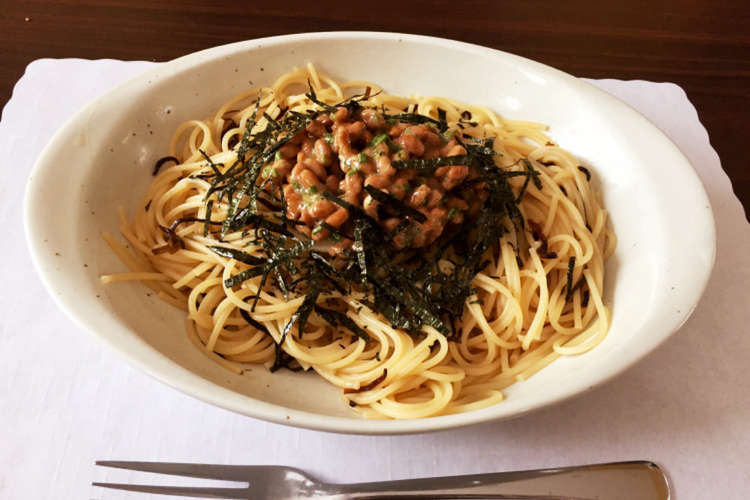 ひとりランチに 簡単納豆パスタ レシピ 作り方 By サトちゃん クックパッド 簡単おいしいみんなのレシピが354万品