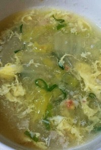 白菜と卵のぽかぽか中華スープ