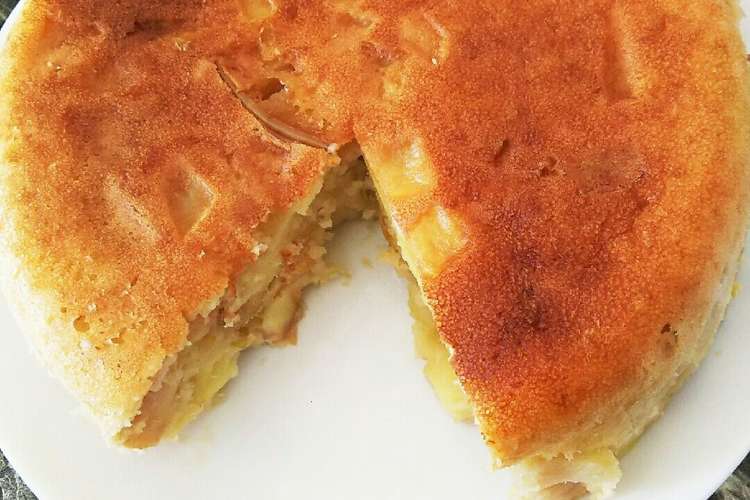 炊飯器でごろごろ林檎ホットケーキ レシピ 作り方 By のあらギズモ クックパッド