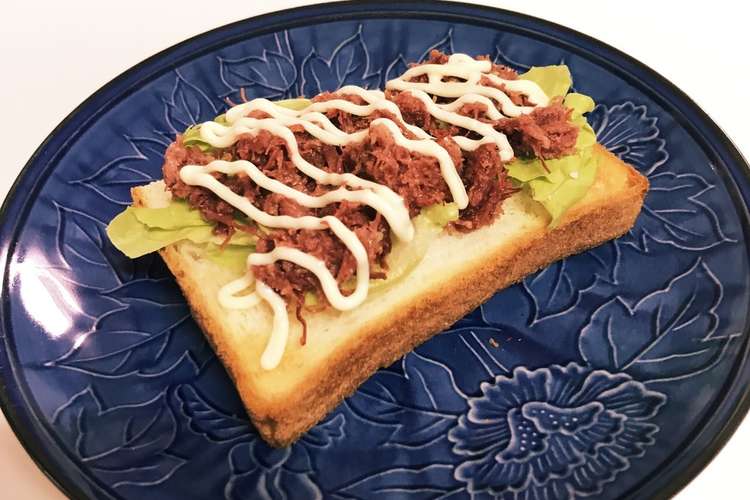 コンビーフとレタスのトースト レシピ 作り方 By Abake クックパッド 簡単おいしいみんなのレシピが360万品