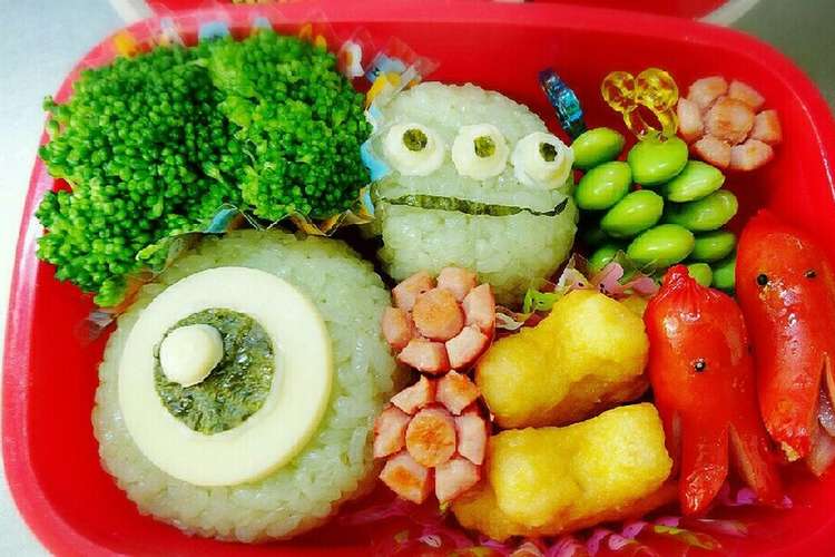 簡単 ツムツムキャラ弁 レシピ 作り方 By R Rママ クックパッド 簡単おいしいみんなのレシピが354万品