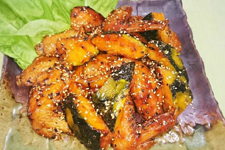 鶏の手羽先とかぼちゃの甘辛煮 レシピ 作り方 By クックfie81h クックパッド 簡単おいしいみんなのレシピが358万品