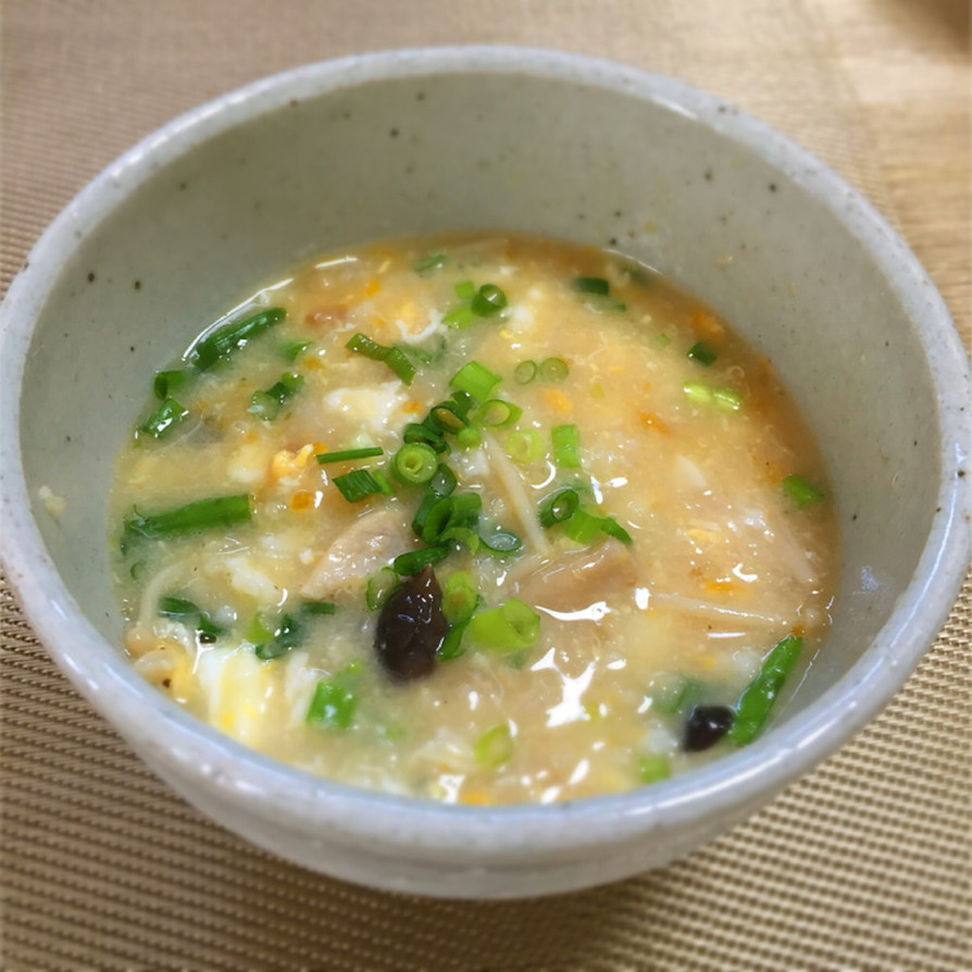 胃に優しい♡山芋と生姜の卵雑炊♡♡♡の画像