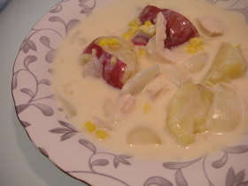 やさしい甘さ♪さつまいものクリーム煮