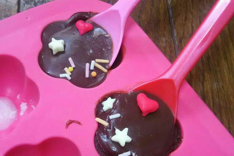簡単バレンタイン ホットチョコスプーン レシピ 作り方 By ちょここぁ クックパッド 簡単おいしいみんなのレシピが354万品