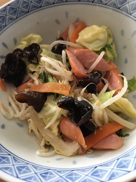 ダシダでレンチン!カット野菜&ソーセージ