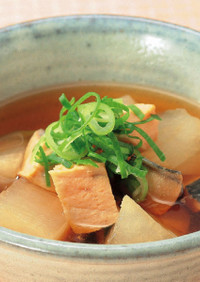 鮭と大根のスープ