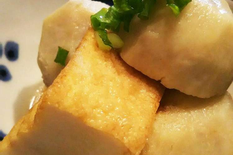 懐かしい 里芋と厚揚げの炊いたん 煮物 レシピ 作り方 By Kimisunsun クックパッド 簡単おいしいみんなのレシピが352万品