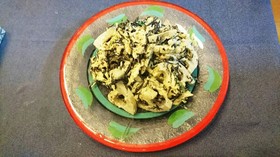 ささみとひじきのカレーマヨサラダ