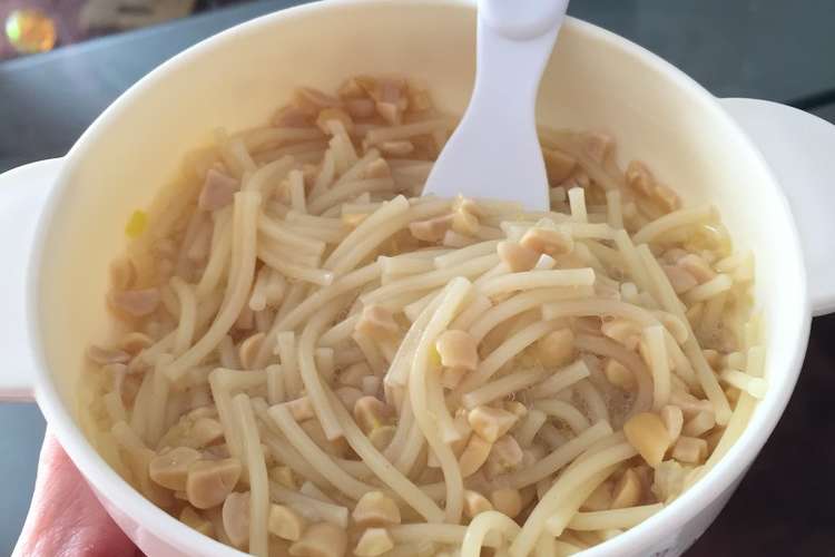 離乳食 後期 納豆パスタ レシピ 作り方 By かえちゃんママ クックパッド 簡単おいしいみんなのレシピが359万品