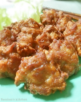 これ旨っ♡叩きれんこんと豚小間で唐揚げ
