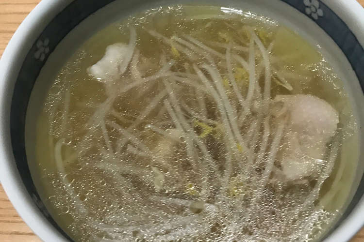 鶏肉ともやしのコンソメスープ レシピ 作り方 By ジルドワグタ クックパッド 簡単おいしいみんなのレシピが354万品