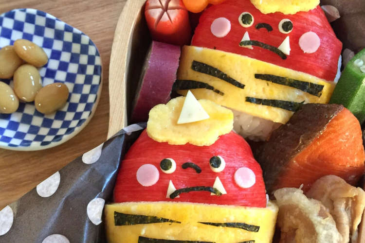 節分 簡単 赤鬼くん弁当 キャラ弁 レシピ 作り方 By Yokkoiro クックパッド 簡単おいしいみんなのレシピが355万品