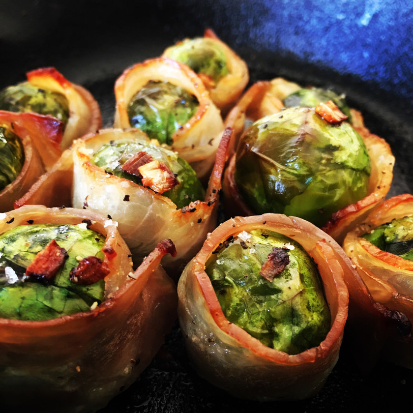 パルメザンベーコン芽キャベツのレシピ