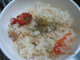 簡単!!ツナトマピラフ☆炊飯器におまかせ