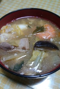 ▲ごった煮スープ