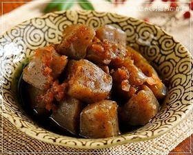 ヘルシー腸活☆ こんにゃくの梅かつお煮