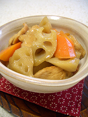 我が家のほっこり根菜の煮物の写真