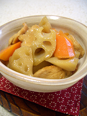 我が家のほっこり根菜の煮物