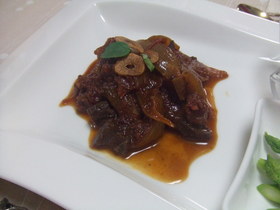 豚肉のトマト煮込み~バルサミコ酢仕立て~