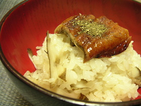 うなぎの飯蒸し