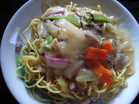 我が家のレシピ!とろり焼きちゃんぽん♡