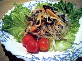 レンジでチン☆7分で中華やさん春雨サラダ