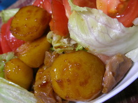 【男の料理】鶏肉のワサビ照焼き