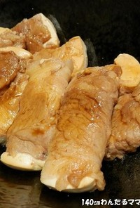 簡単★肉巻き豆腐の照り焼き