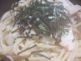 豆乳de明太子クリームスパゲティ☆