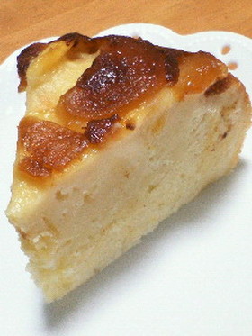 炊飯器任せ★桃のヨーグルトケーキ