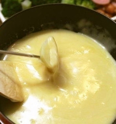 豆乳で、簡単チーズフォンデュの写真