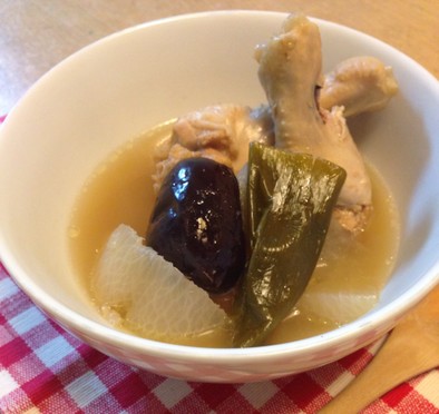 カンタン参鶏湯風スープの写真