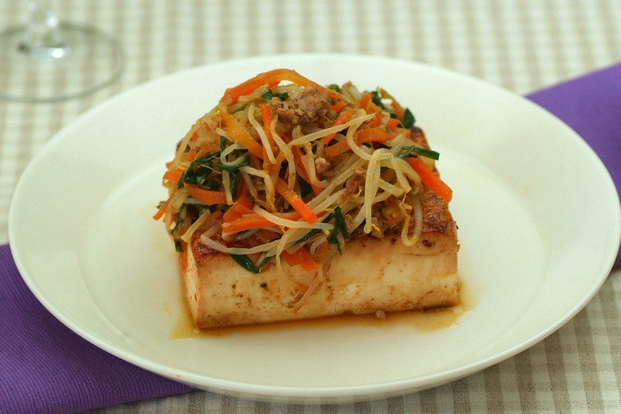 韓国風豆腐ステーキの画像