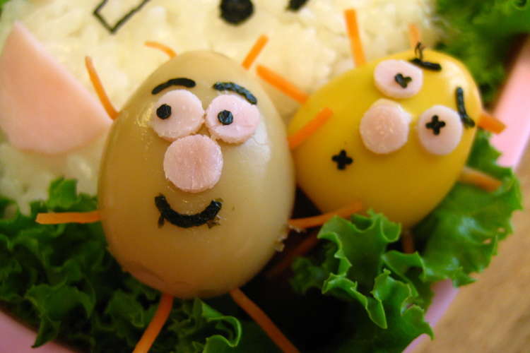 鶉の卵でキャラ弁おかず かびるんるん レシピ 作り方 By ちびみみぃ クックパッド 簡単おいしいみんなのレシピが371万品