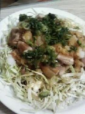 鶏肉のネギソースかけ♪