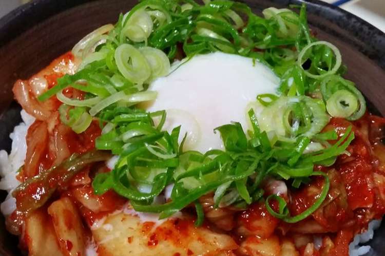 ルーさんのとろ玉ネギネギキムチ丼 レシピ 作り方 By トース党 クックパッド 簡単おいしいみんなのレシピが355万品