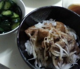 まぐろの照り焼き丼