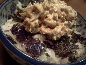 簡単♪じゃこ・納豆DEオイマヨど~ん
