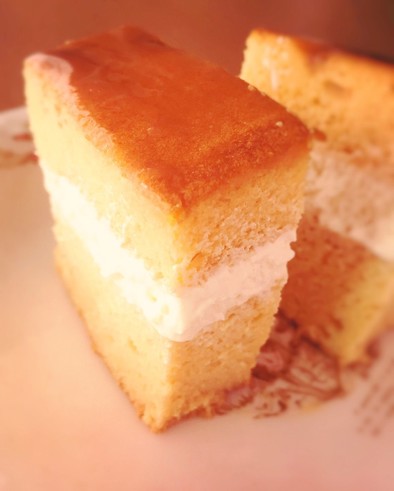 糖質制限◆大豆粉でとろ生カステラ風ケーキの写真