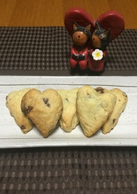 バレンタインに♡ハートのチョコクッキー