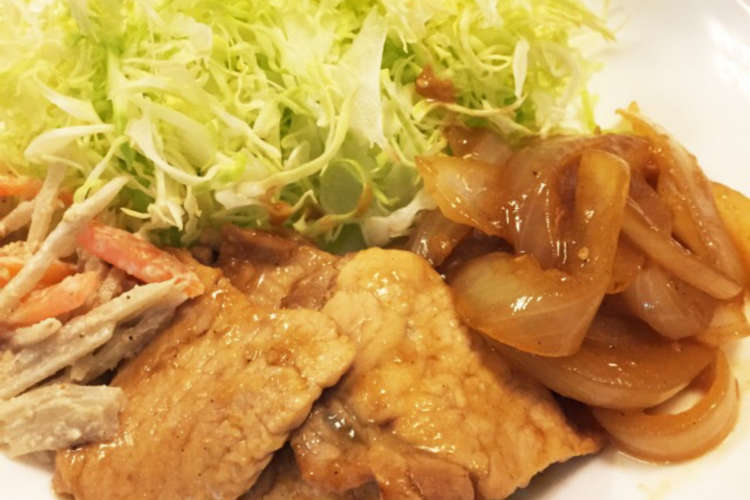 チューブでカンタン 豚の生姜焼き レシピ 作り方 By なおすけhn クックパッド
